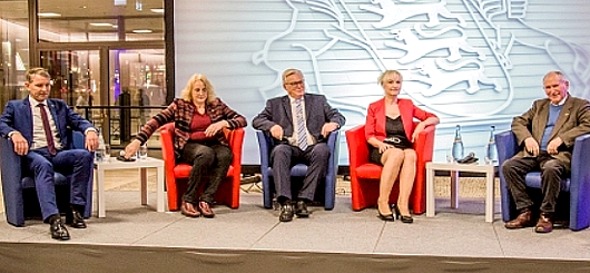 moderierte Fragerunde beim AfD Neujahrsempfang Landtag BaWü