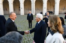 President Ilham Aliyev with President Mattarella 