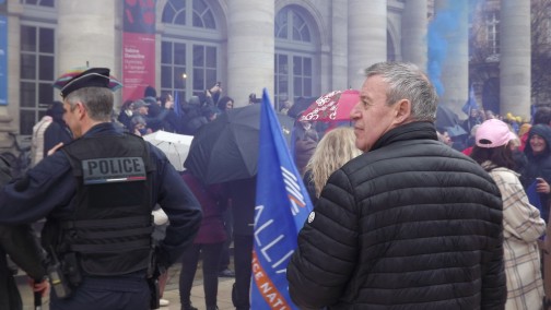 31 janvier 2026 Bordeaux. Appel de soutien aux forces de Police